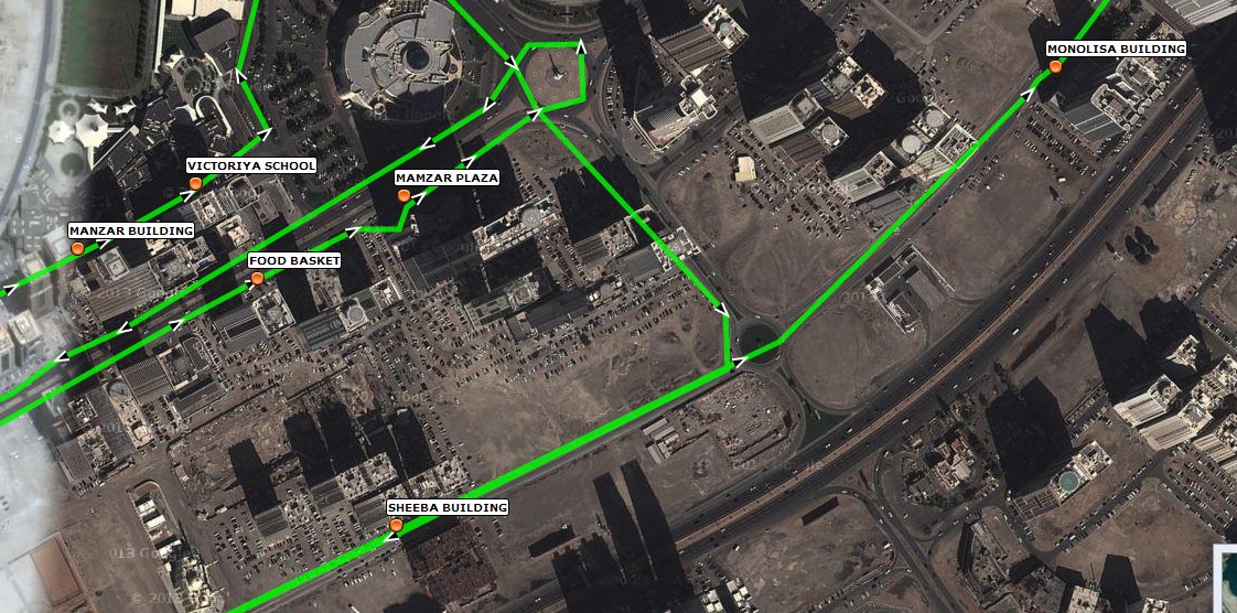 Bus 167 - Map